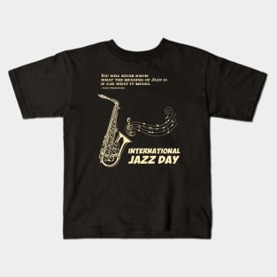 International Jazz Day Kids T-Shirt